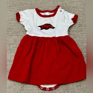 Arkansas Razorbacks Infant Onesie Dress